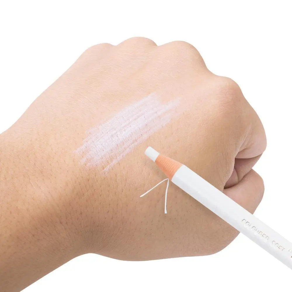 1 stücke Weiß Augenbraue Bleistift Wasserdicht Microblading Peel-off Wasser-Beständig Augenbraue Eyeliner Lidschatten Make-Up Position Werkzeuge