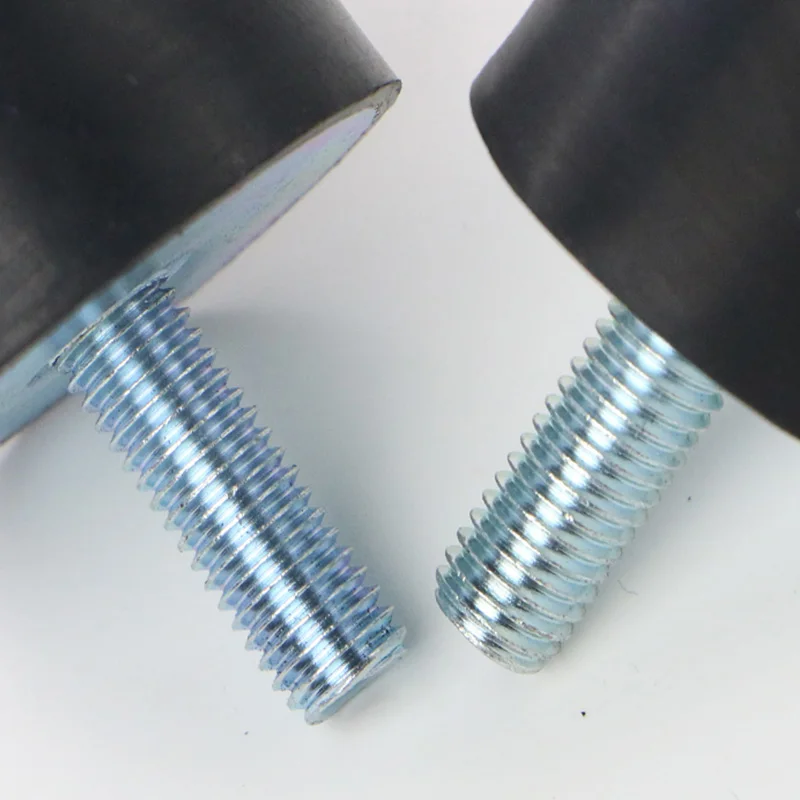 Rubber Mount, Vibration Isolator, M4 M5 M6 Absorber Rubber Stud Cylindrical Vibration Isolation Silentblock