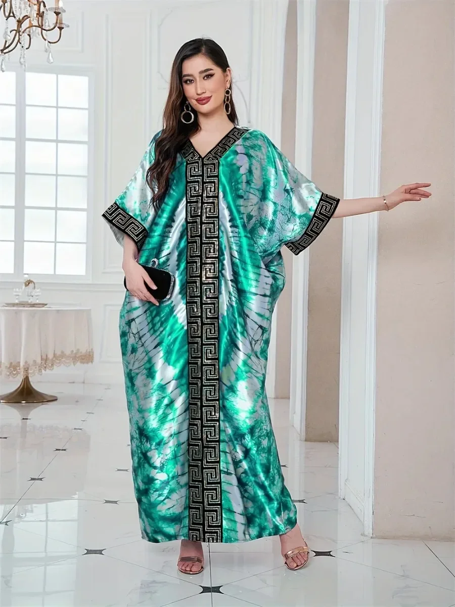 Aangepaste Abaya Voor Vrouwen Dubai Luxe Afrikaanse Moslim Mode Caftan Marocain Avond Jurken Boubou Jurk Djellaba Vrouwen