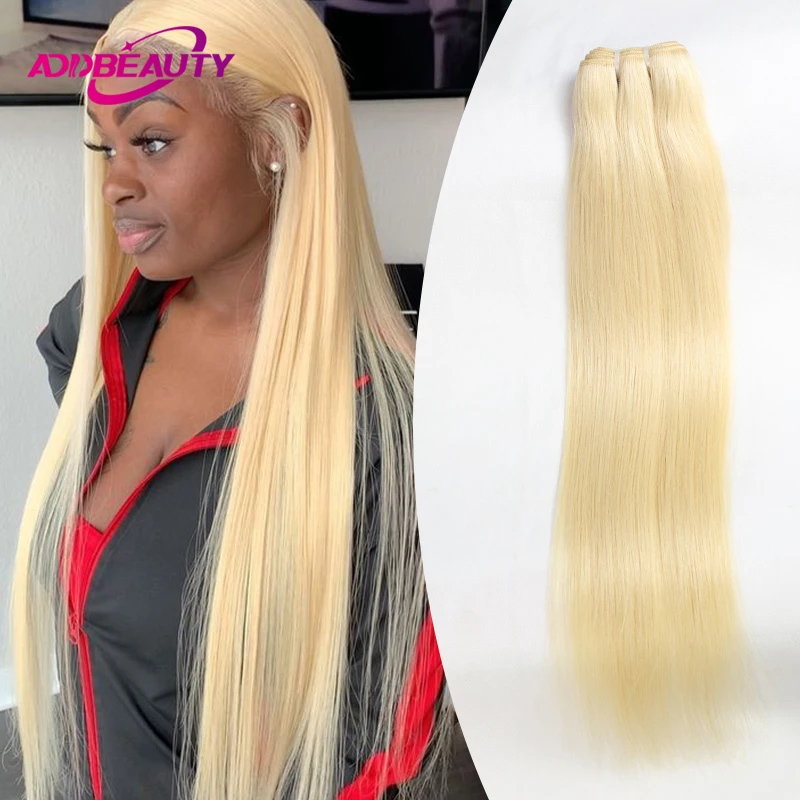 Pacotes de cabelo humano reto mel loira virgem cru tecer cabelo humano pacotes de cabelo grosso 100% extensões de cabelo humano duplo desenhado