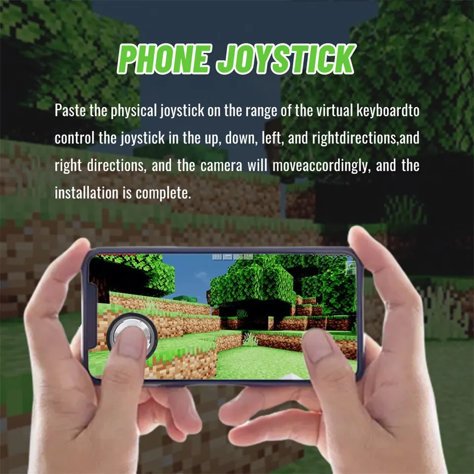 モバイルゲームコントローラーゲームトリガーゲームパッドジョイスティックコントローラー金属ボタンiphone android用