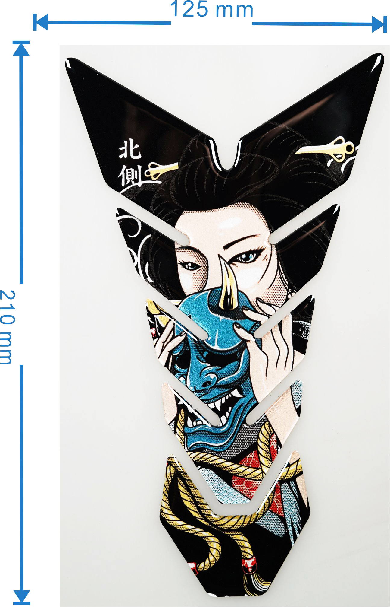 Tankpad Universal para motocicleta, almohadilla de tanque, pegatinas de almohadilla de tanque 3D, Protector de Gas y aceite, protector de tanque para SUZUKI YAMAHA llavero gratis