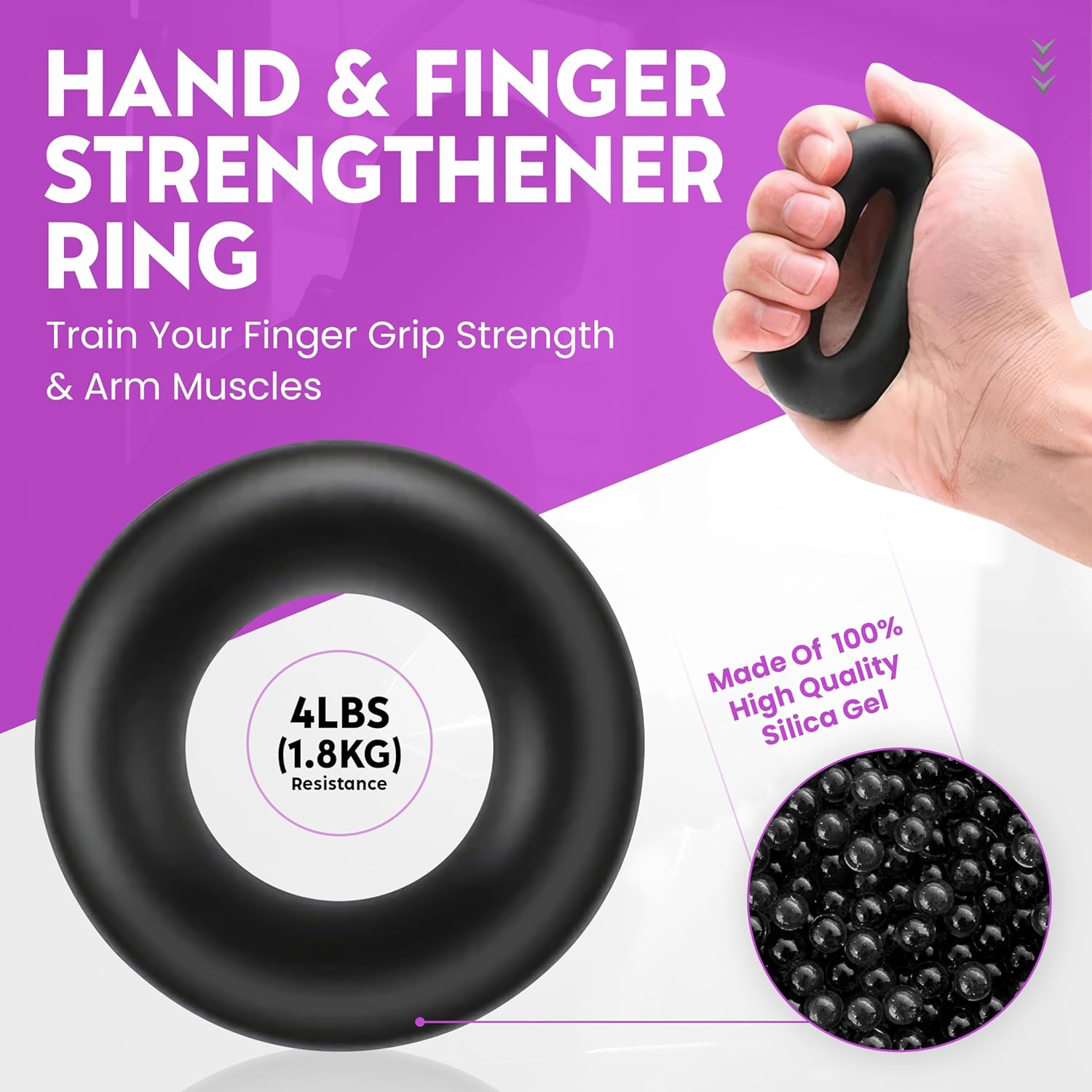 5-60 kg verstelbare gripsterktetrainer - voor spierweefsel en herstel van blessuresFinger ExerciserHandgreepassistent.