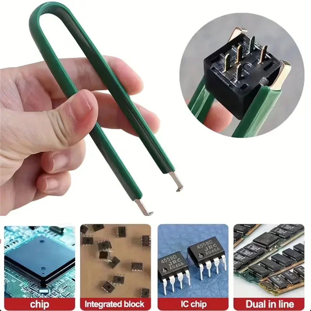 Ferramenta removedora de interruptor de teclado mecânico-1 peça extrator de IC estático com proteção antiestática-durável eficiente241
