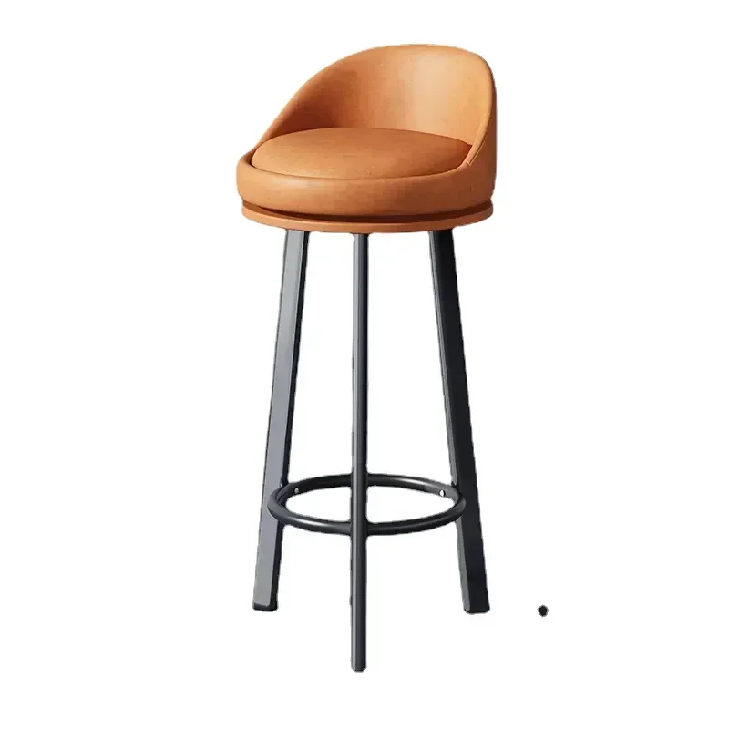 Modern Minimalist Bar Stools Light Luxury Swivel Chairs Backrest Lifting Counter Chair Household Bar Stool