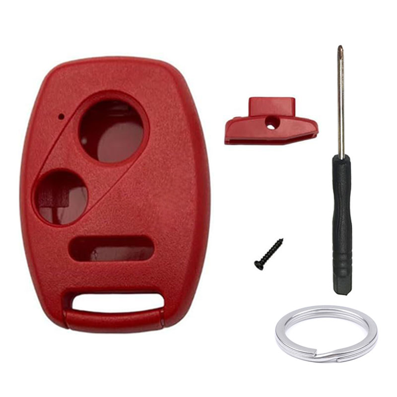 ブルー/レッド/ブラック車のキーシェルリモートキーケースリモートホンダアコード CRV パイロットシビック 2003 2007 2008 2009 2010 2011 2012 2013