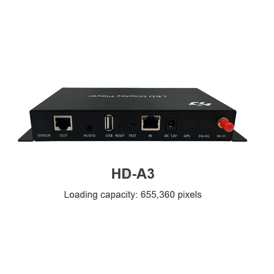HD-A3L Huidu Kostenloser Versand 1280*512 WiFi Senden Box Controller Indoor Outdoor Voll Farbe LED Bildschirm Offline Arbeit control System