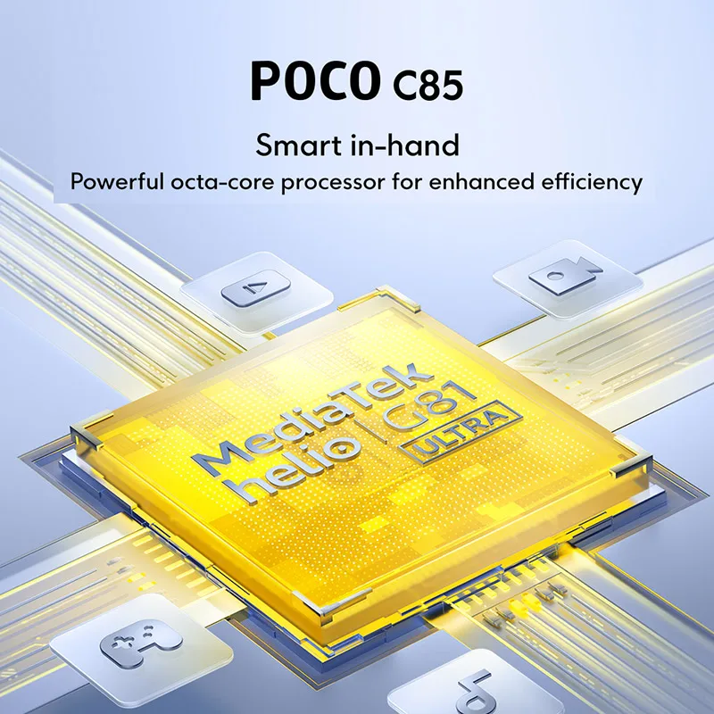 Новейший мобильный телефон POCO C85, глобальная версия, NFC 128/256 ГБ, MTK Helio G81, аккумулятор Ultra 6000 мАч, дисплей 6,9 дюйма, камера 50 МП