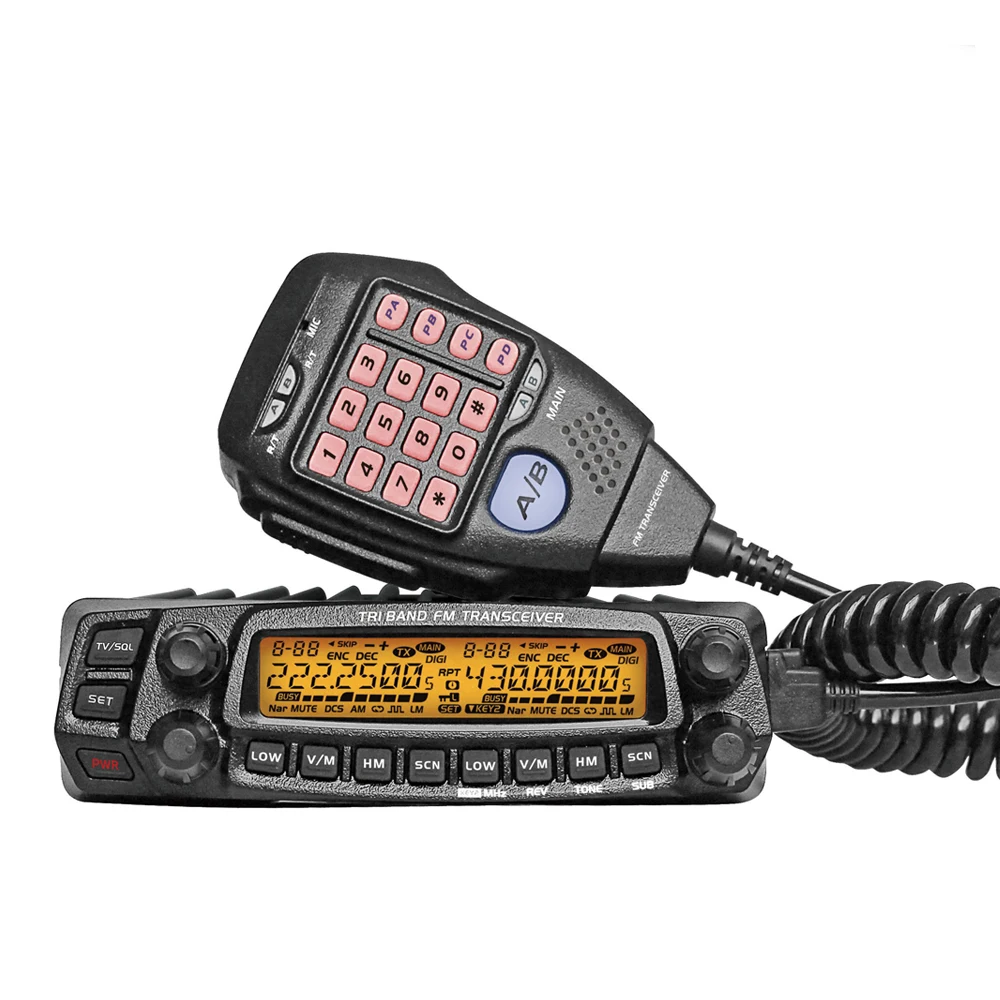 Anytone AT-5888UV II analog dual band mobile transceiver 50W VHF/UHF LKW Amateurradio HAM Zwei-Wege-Radio