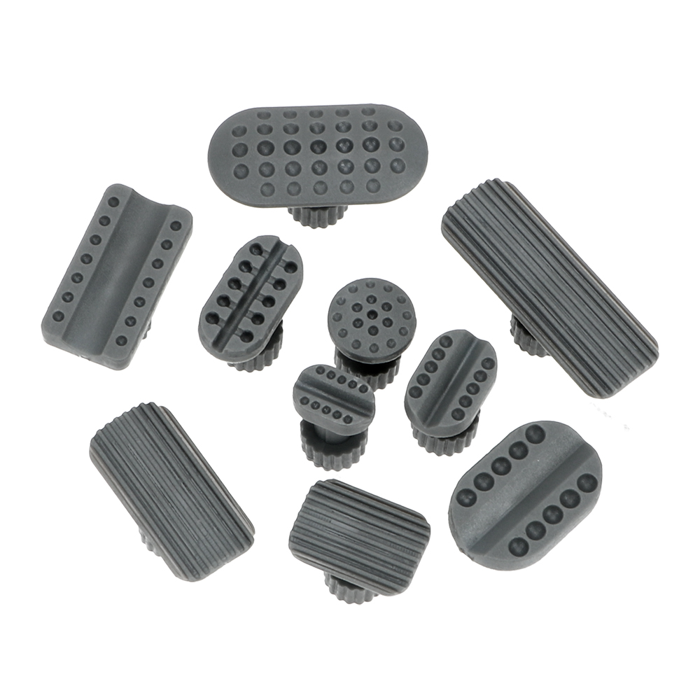 Extractor de abolladuras, ventosa, juntas de eliminación de abolladuras, junta de plástico, herramienta de reparación de automóviles, juntas de reparación de chapa de automóvil, 10 piezas por juego