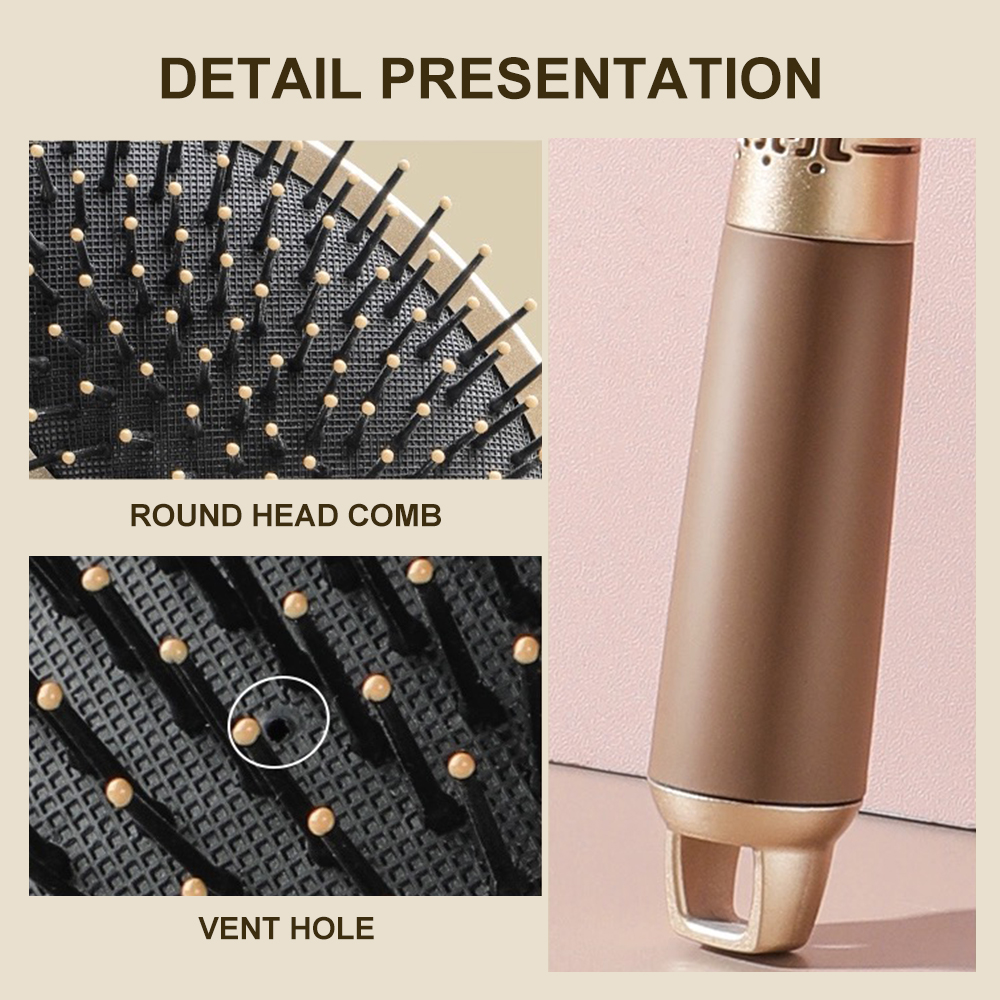CALIYI-peine con cojín de aire para masaje de cabello, cepillo para el cuero cabelludo, desenredante, antiestático, salón, SPA, herramienta de estilismo de peluquería, ovalado y redondo