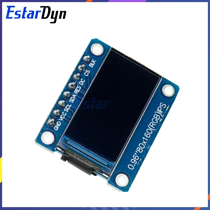 HD 65K 0,96 Zoll TFT Display Ips LCD Screen Drive IC ST7735S 3,3V 160x80 SPI Schnittstelle für Arduio Vollfarb-LCD-Anzeigemodul