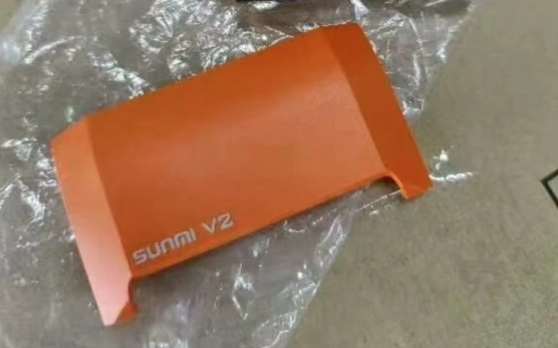 Printer Cover for Sun mi V2 only Orange Part Pos spare Parts Printer Door Parts for sunmi machine