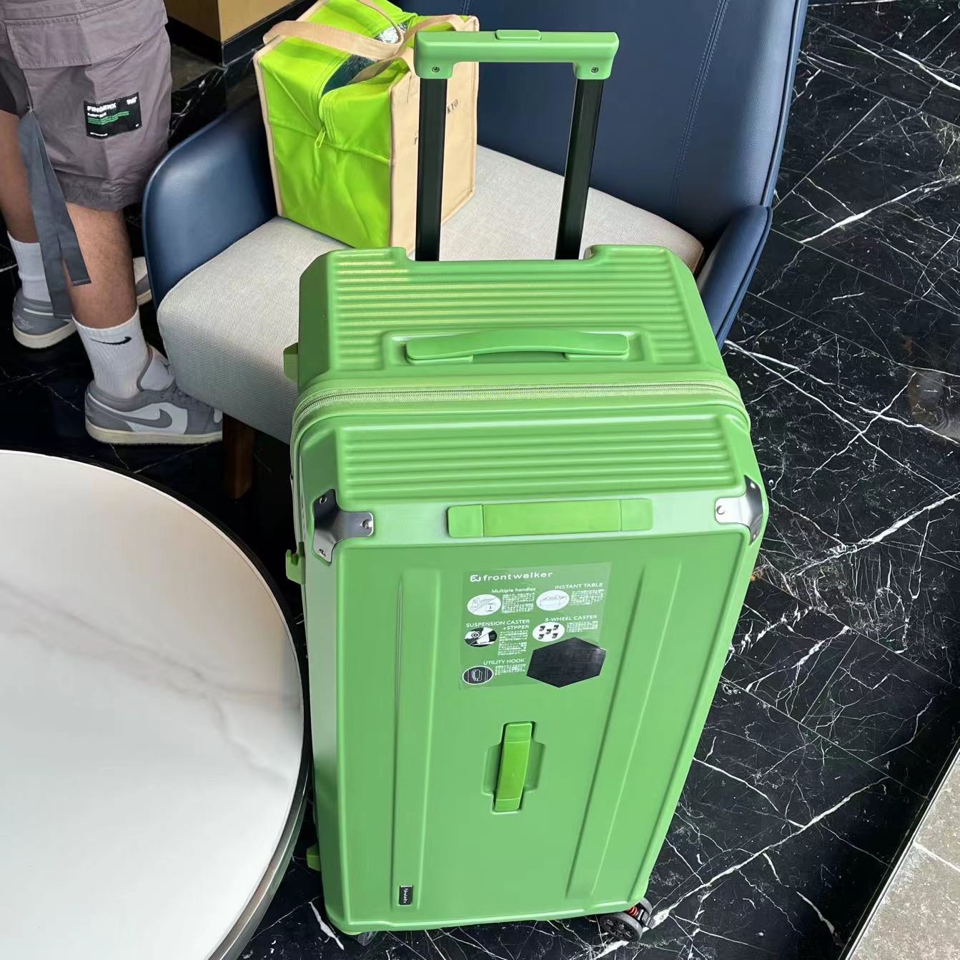 SGG 大容量旅行スーツケース女性の 28 インチ厚みのある荷物 4 ウェイ回転ホイールファッショナブルなトレンディなバッグ