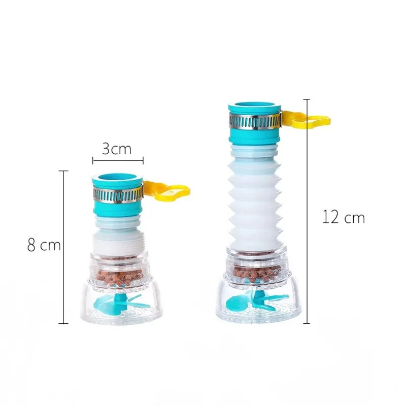 ห้องครัว Anti-Splashing ก๊อกน้ําหมุนขยายตัวกรอง Home Universal ก๊อกน้ํามัลติฟังก์ชั่อ่างล้างหน้าก๊อกน้ําอาบน้ํา