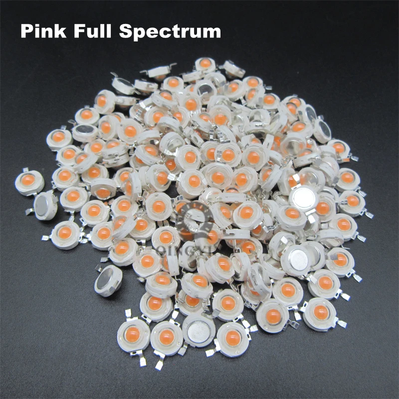 Diodes de lampe à puce LED haute puissance 1W 3W 5W, 10 pièces, blanc chaud et froid 10000K 30000K, rouge vert bleu jaune 440 660nm, perles lumineuses