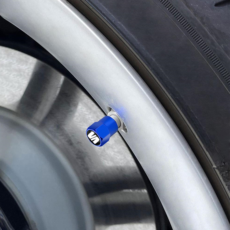 4 Uds tapas de válvula de coche neumáticos de rueda cubierta protectora de vástago de neumático de aire para SEAT Leon 5F Ibiza 5 6 MII Altea Toledo 3 Cordoba Alhambra