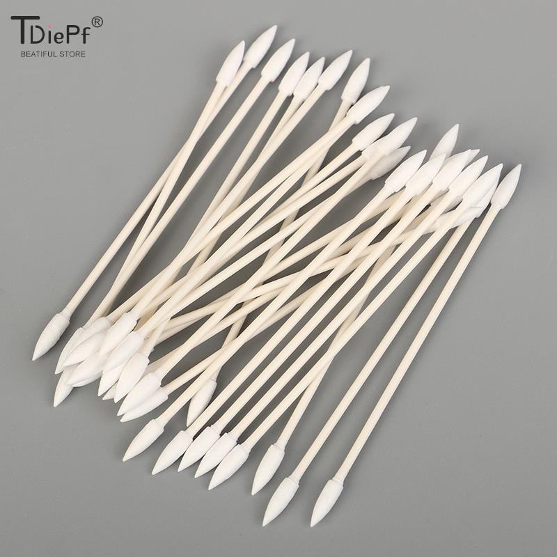 Cotonete descartável 8cm, 25 partes um saco