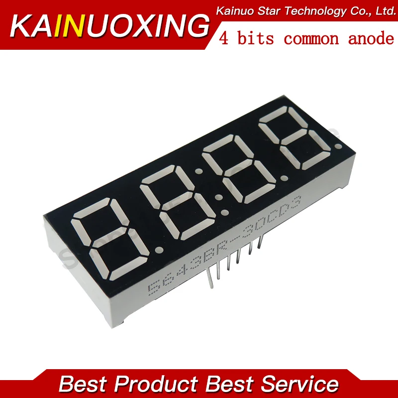 0,56-Zoll-LED-Anzeige 7 Segmente 1 Bit/2 Bit/3 Bit/4 Bit Ziffernröhre Rot Gemeinsame Kathode/Anode Digital 0,56 Zoll LED 7 Segment