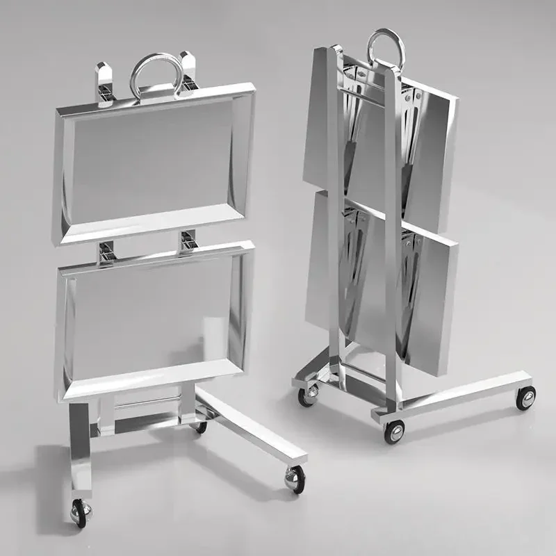 Rolling Hairstylist Cart with Removable Tray Multipurpose Storage Stand for SPA Salon and Barber Use Versatile Salon Station
