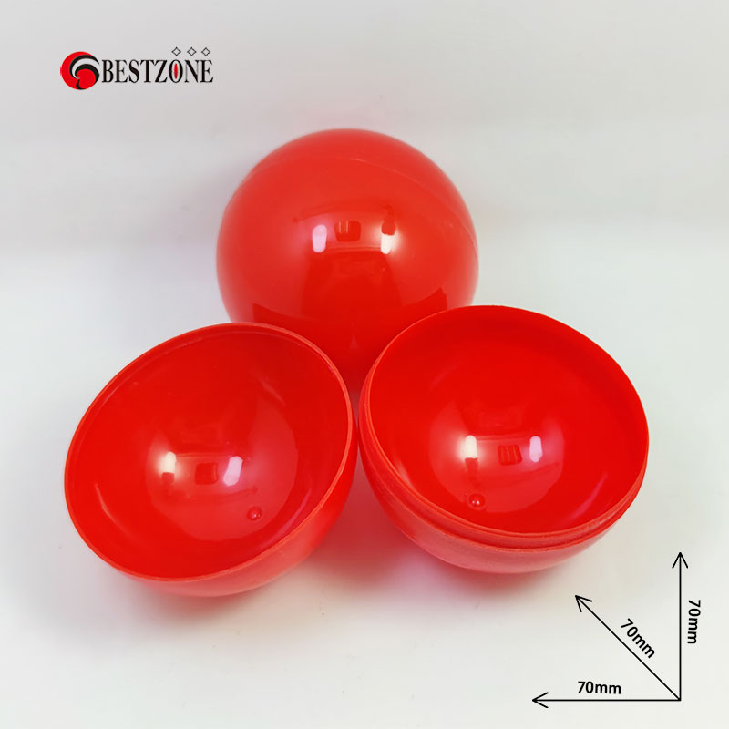 5Pcs 70MM 2.76inch Plastic PP Empty Surprise Balls Toy Capsules Round For Vending Machine Kids Gift Mystery Box Wedding Party