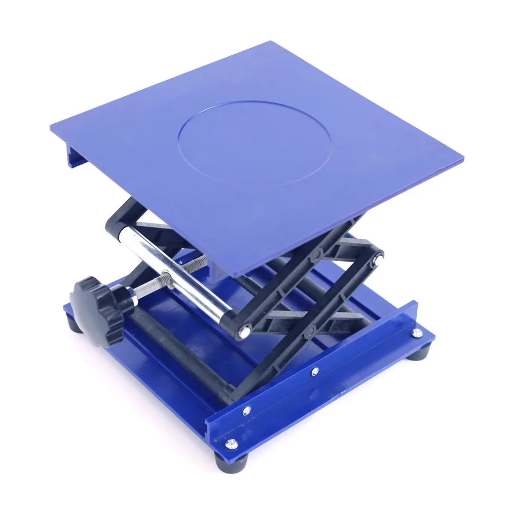 100x100mm 스테인레스 스틸 라우터 테이블 목공 조각 실험실 리프팅 스탠드 랙 플랫폼 목공 벤치