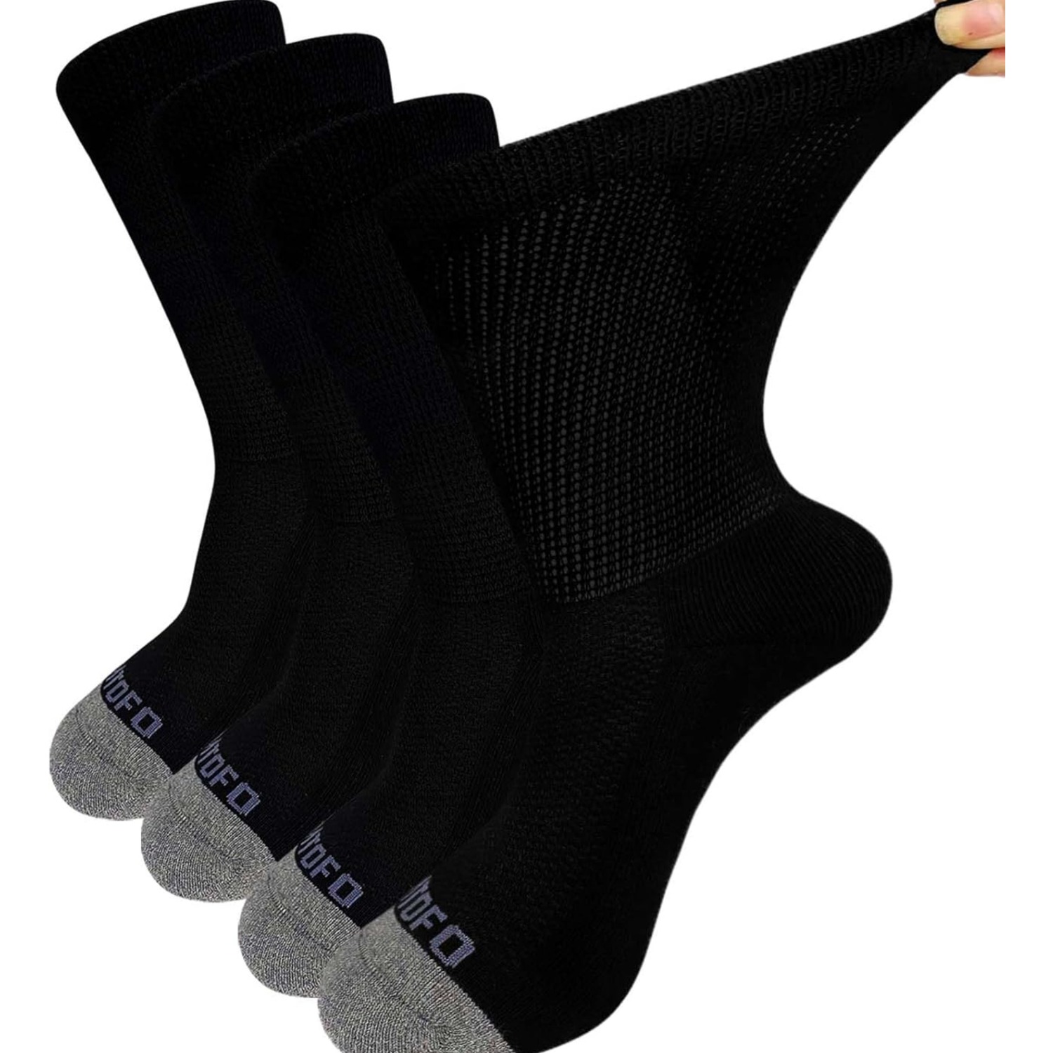 4 pares de calcetines para diabéticos sin encuadernación para hombres y mujeres, calcetines holgados, calcetines anchos de algodón, transpirables y que absorben la humedad