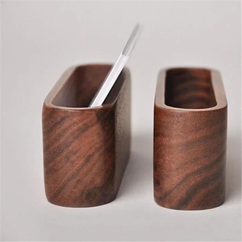 Holz Visitenkartenhalter Notizhalter Display Rack Kartenhalter Bürobedarf Schreibwaren Desktop Zubehör Aufbewahrungsbox