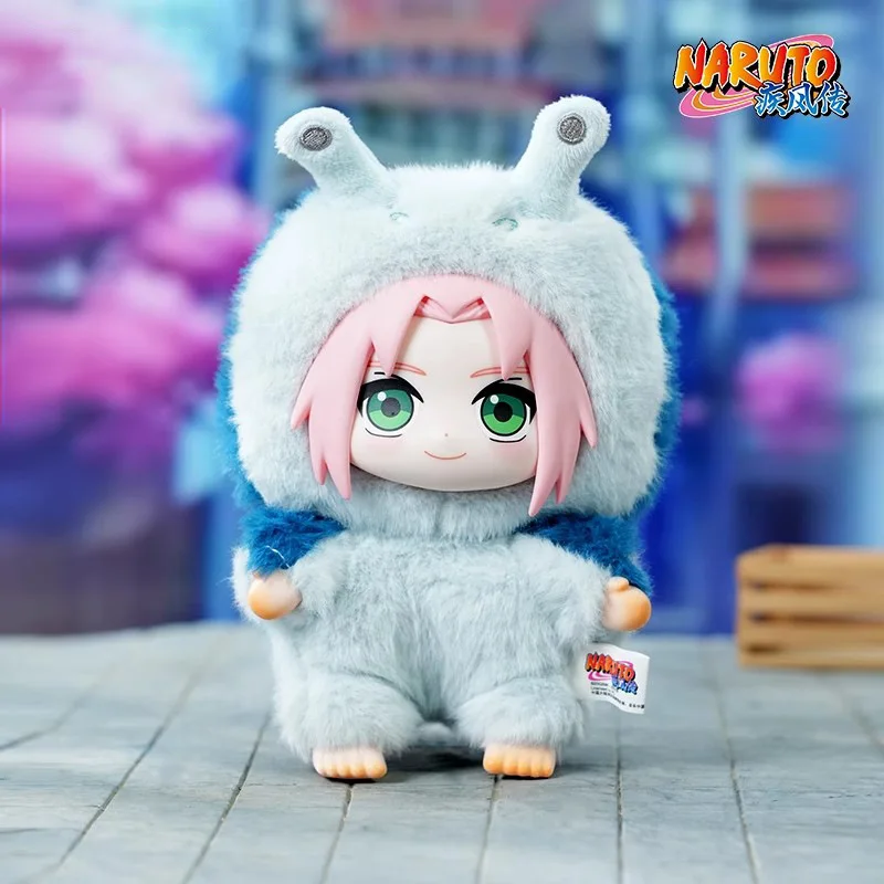 Echte Naruto Itachi Sasuke Kakashi Gaara Series Blind Box Trendy Toy Figure Plush Pendant Collection