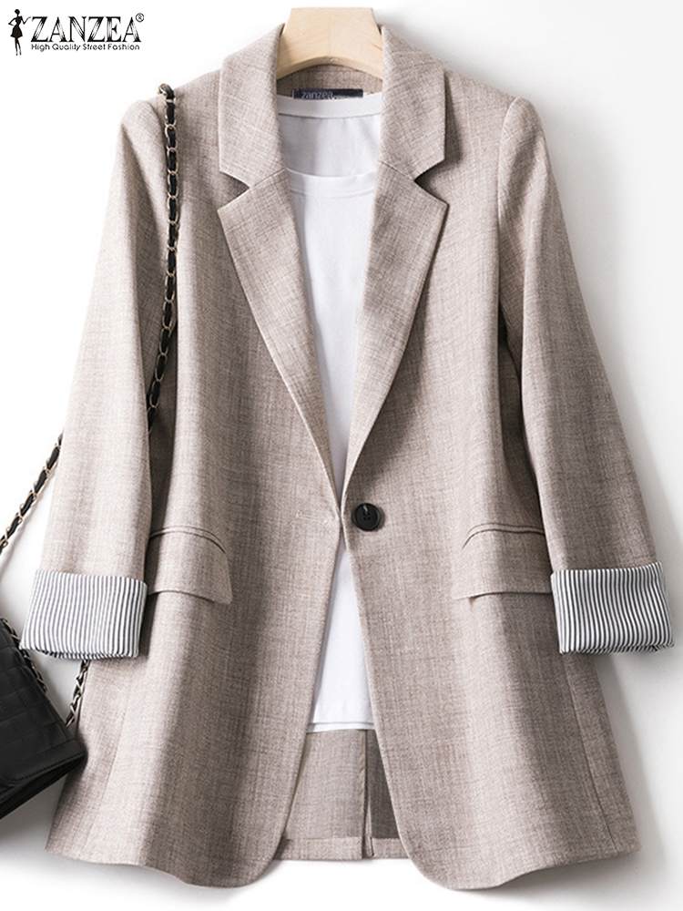 女性のためのエレガントな秋のブレザー,長袖の服,十分な,オーバーサイズ,ファッショナブル,2023