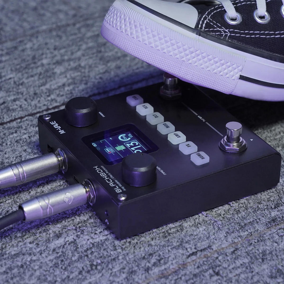 M-VAVE Blackbox Chitarra/Basso AMP Modeler Processore multieffetto ricaricabile per basso elettrico