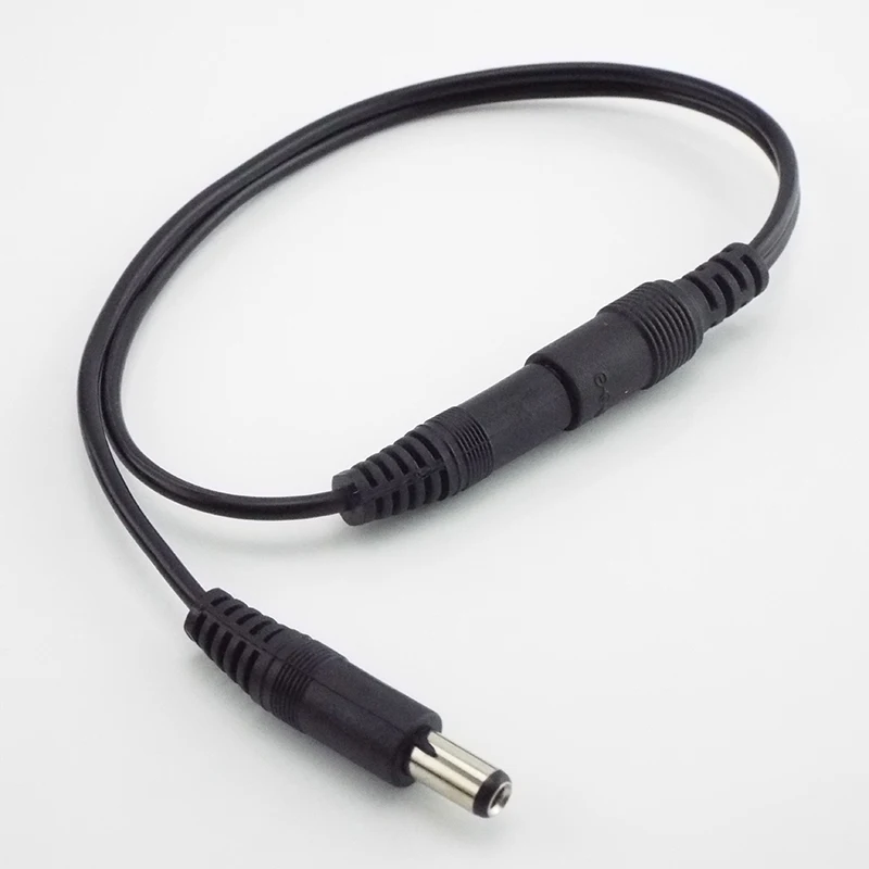 DC 1 หญิง 2 ชาย Power Splitter CABLE 2.1*5.5 มม.สําหรับกล้องวงจรปิดความปลอดภัยกล้อง DVR อุปกรณ์เสริม LED Light Strip E1