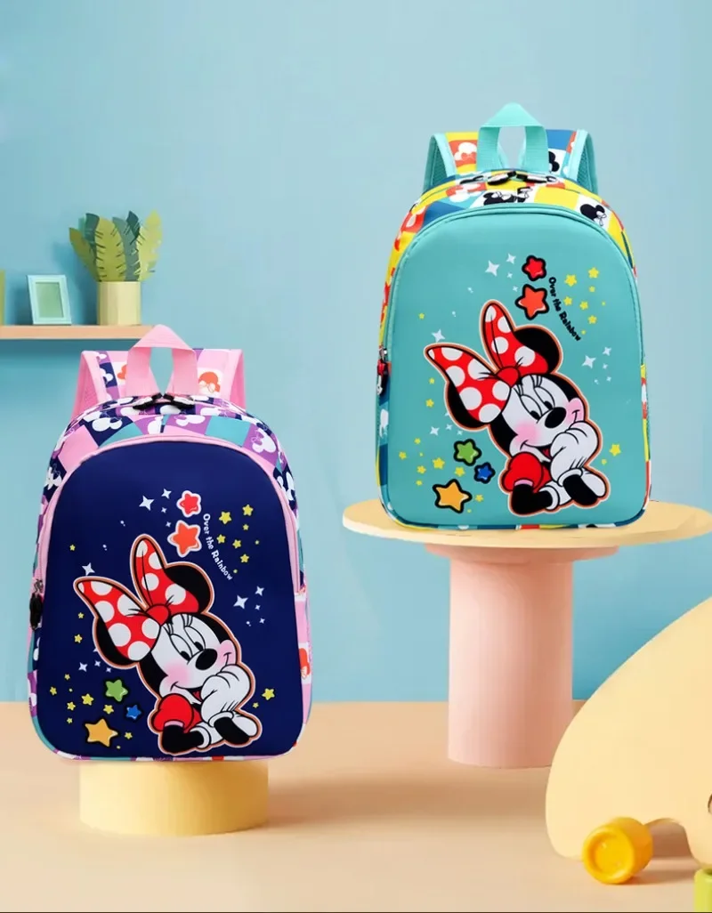 Disneys neuer Mickey und Minnie Kinderrucksack, multifunktionale Cartoon-Kindergarten-Schultasche
