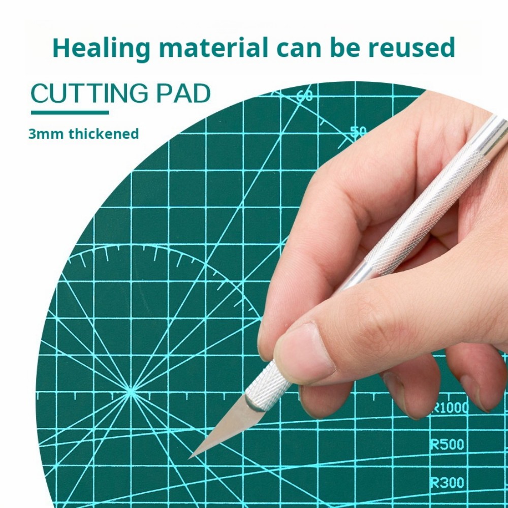 A3/A4 Self-Healing Cutting Mat Double-Sided with Grid Lines Non-Toxic Anti-Glare for DIY Sewing Craft Paper Cutting
