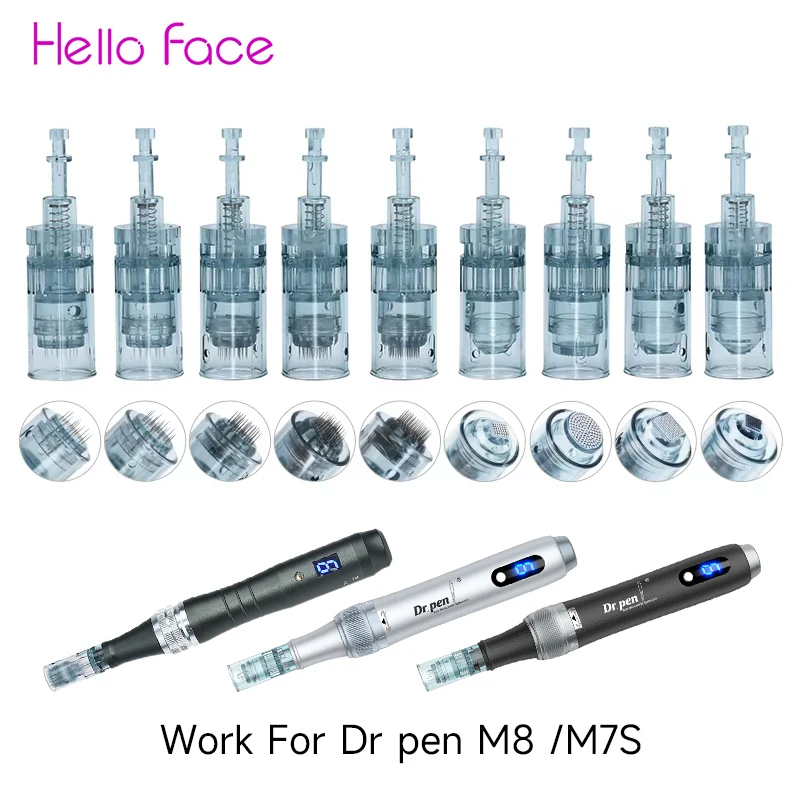 Картриджи с иглами для Dr. Pen M8 и M7S - 11, 16, 36, 42 Пин и Наноиглы - Соединение байонет для микронидлинга (MTS)