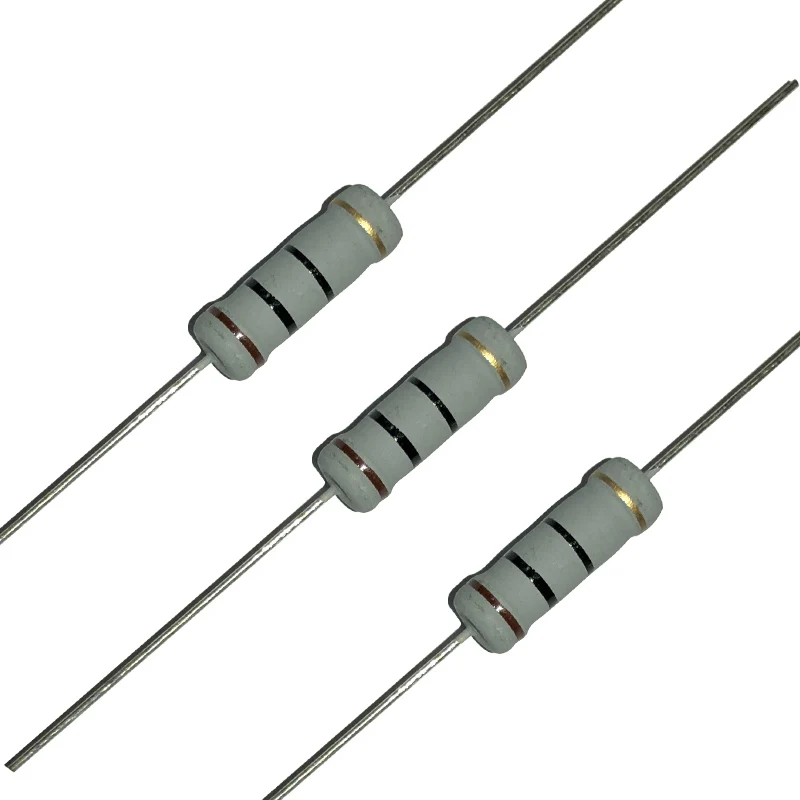 10pcs 3W 탄소 필름 0.1 0.12 0.15 0.18 0.22 0.25 0.27 0.33 0.39 Ohm R 금속 산화물 필름 저항기 5% 0.1R 0.15R 0.22R 0.1R-1M