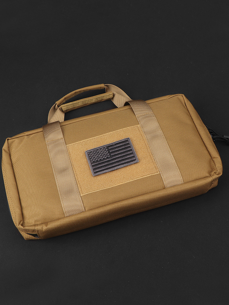 Kosibate Tactical Molle Pistol Gun Bag Case for Glock 17 Storage Magazine Universal Outdoor Concealed Handgun Pouch