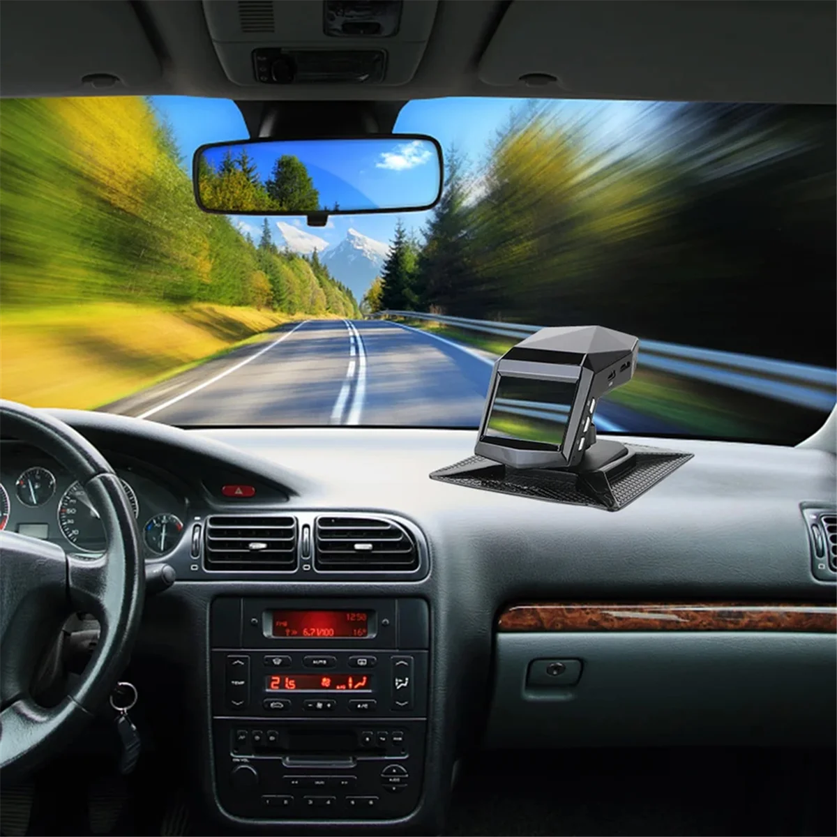 Moniteur de vue arrière pour tableau de bord de voiture, enregistreur vidéo, caméra Prada, grand angle (A), écran 2 pouces, 1080P, neuf