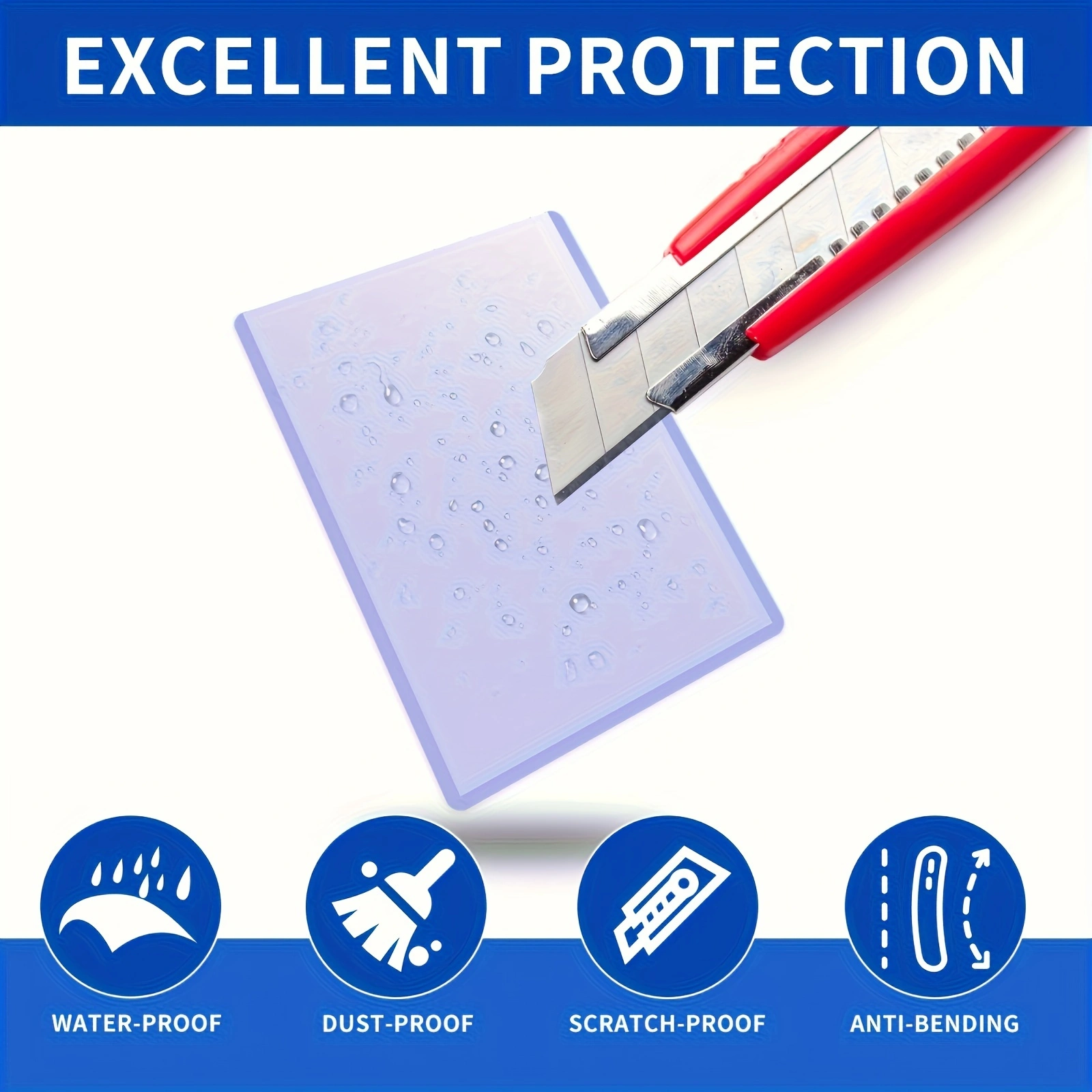 25/50/100 telling topladers voor kaarten, 3"x4" honkbalkaarthoes harde plastic kaartbeschermer voor game-handelskaarten, sportkaart