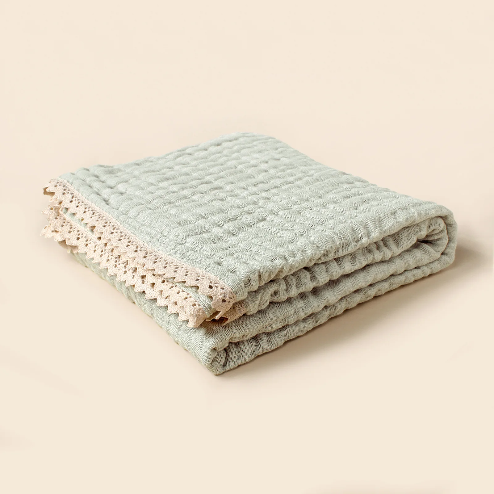 6 ชั้นผ้าฝ้ายไม้ไผ่เด็กรับผ้าห่มเด็กทารก Swaddle Wrap ผ้าห่มอุ่นผ้านวมผ้าปูที่นอน Muslin ผ้าห่มเด็ก
