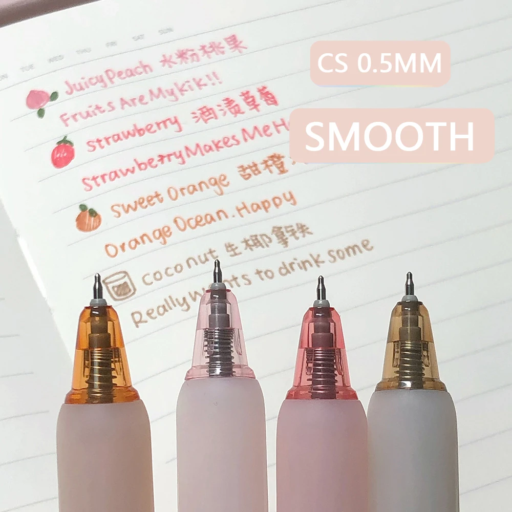 Creative 3D กลิ่นผลไม้ปากกาเจลสี 0.5 มม.เขียนโรงเรียนนักเรียน Art Drawing ปากกาสําหรับไดอารี่ Scrapbooking เครื่องเขียน