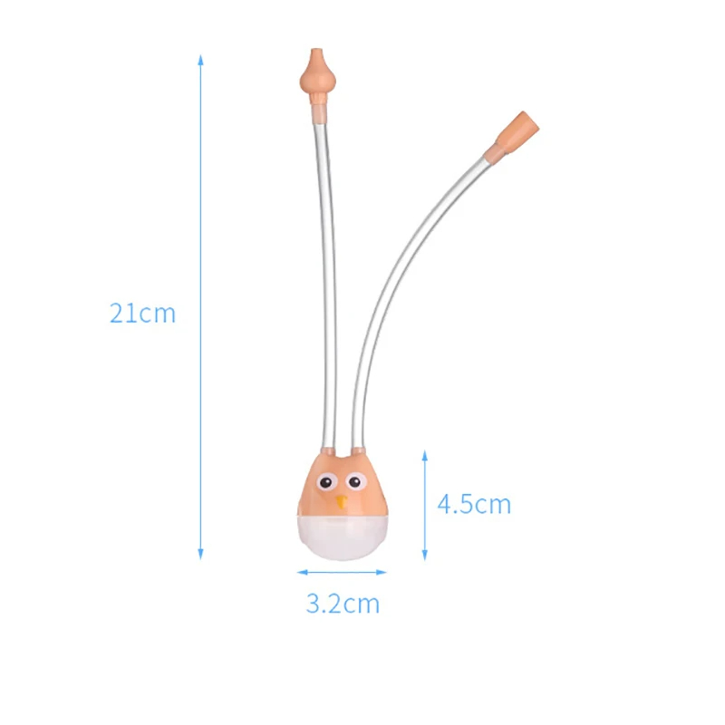 Aspirador Nasal para bebé recién nacido, limpiador de nariz, herramienta de succión con ventosa, protección para el cuidado de la salud, dispositivo de succión Nasal para la boca del bebé