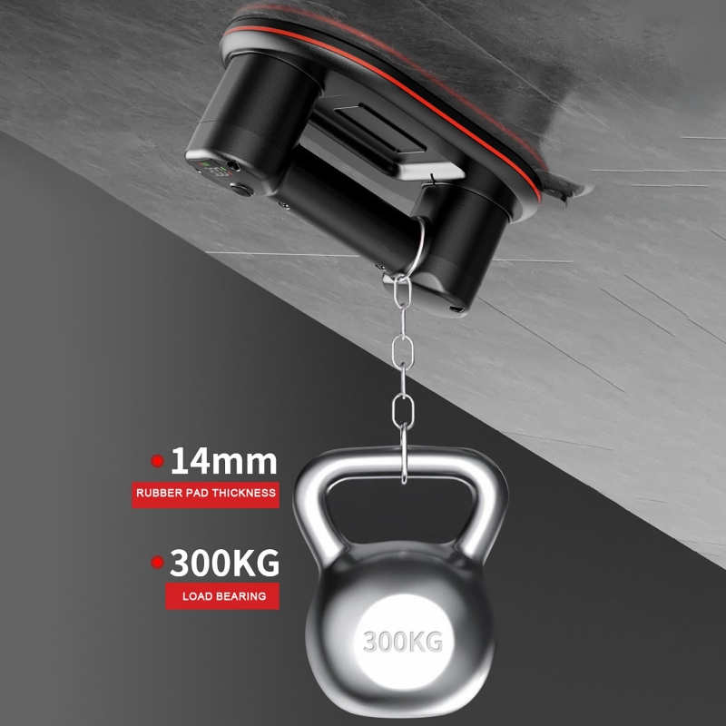 300KG Load Large Electric Vacuum Suction Cup Display Heavy-Duty Hand-held Strong Suckers Air Pump Granite Glass Tile Lifter