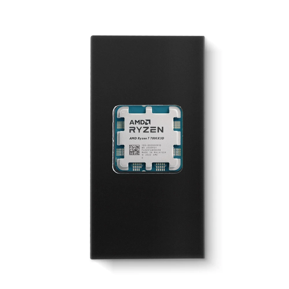 AMD Ryzen 7 7800X3D R7 7800X3D 5,0 GHz 8 núcleos 16 threads CPU 5NM 96M 100- 100000910   Soquete AM5 Nova Bandeja Sem cooler