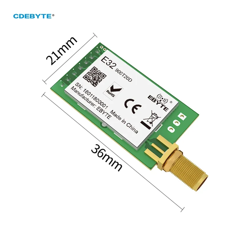 CDEBYTE E32-T Lora Modul 170/230/868915 MHz IoT 20/30/33/37 dBm Wireless Transceiver Modul UART Sender und Empfänger