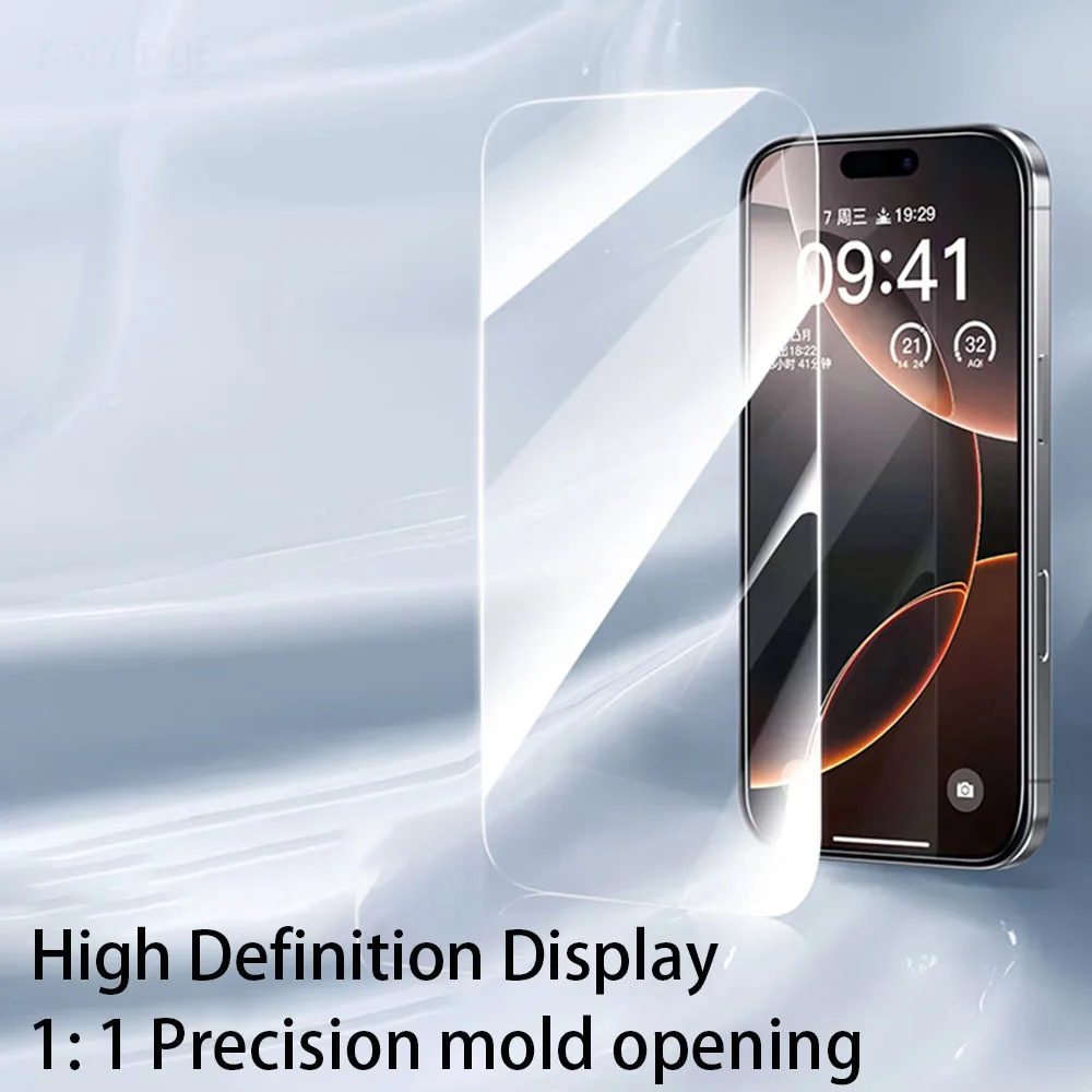 4 Stücke Volle Abdeckung Gehärtetes Glas Für iPhone 17 16 15 14 13 12 11 Pro Max Displayschutzfolie Für iPhone 7 8 Plus X XS Max XR Glas