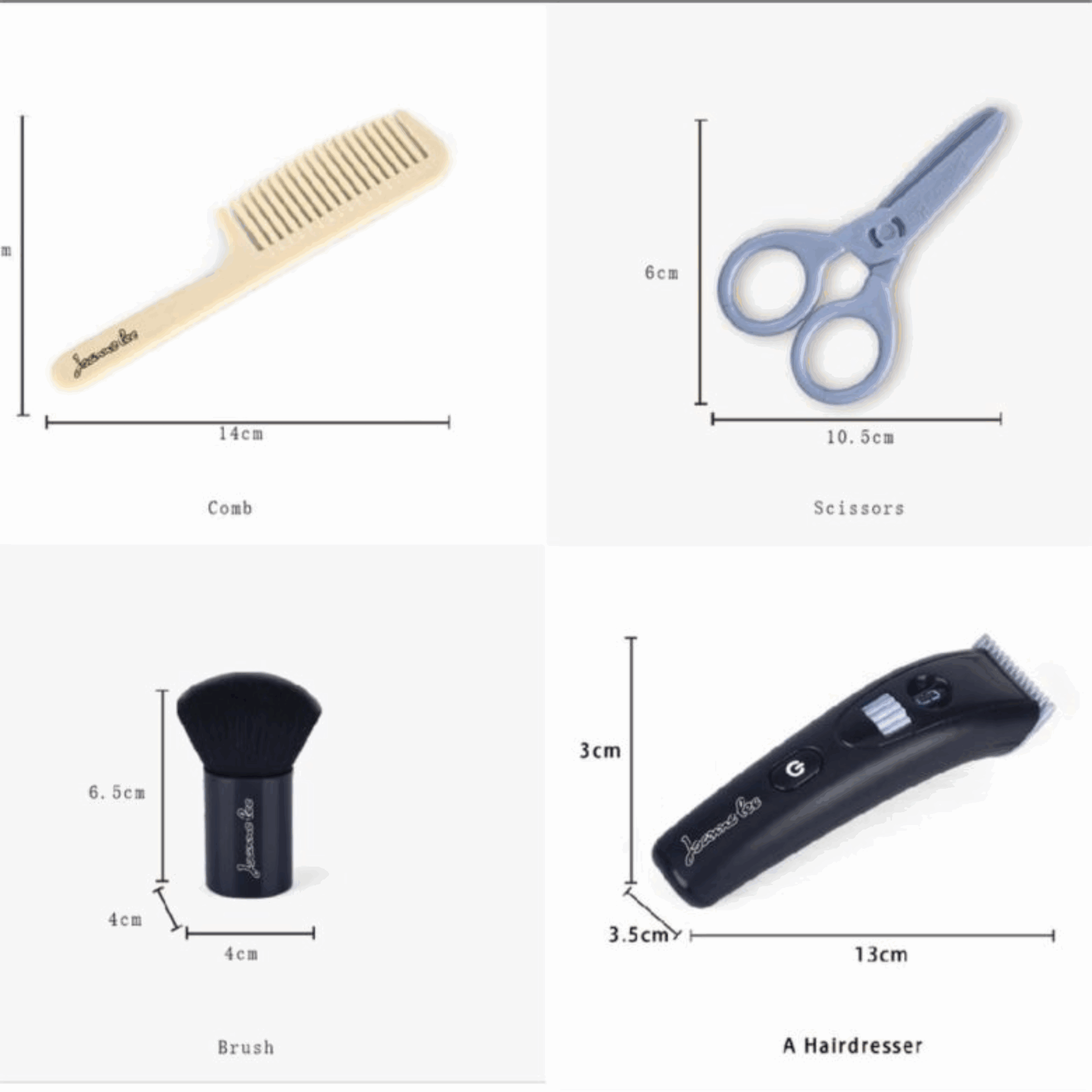 Ensemble de cosmétiques de coiffure de simulation de jouets pour enfants, jouets de maquillage de coiffure de jeu de simulation, adaptés aux garçons et aux filles à pla