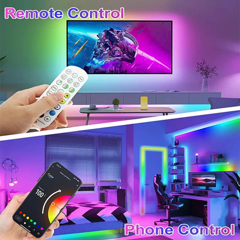 Controller RGB Wifi 12V Controller LED RGB Bluetooth a 3 pin Controller luci LED RGB Tuya Sincronizzazione musicale Controller intelligente DC 5-24V
