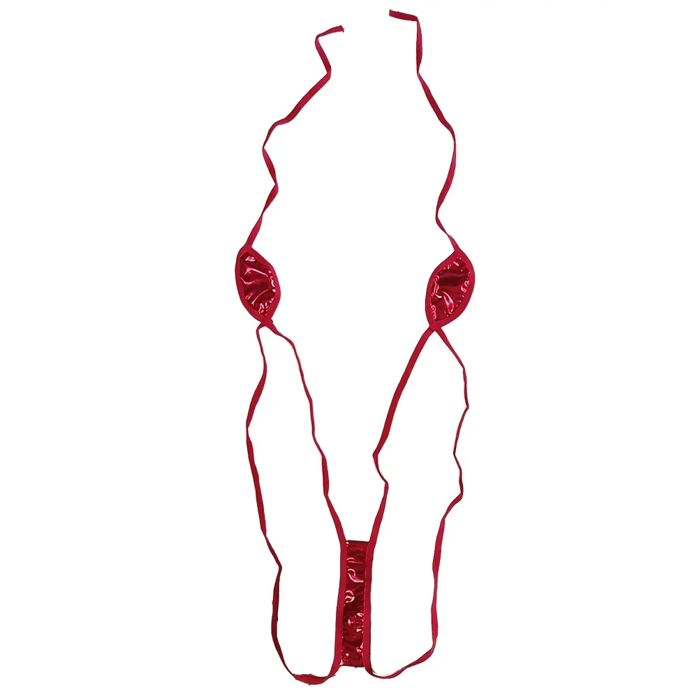 Neue Ankunft Hohe Qualität Strand Nacht Pool Frauen Sexy Unterwäsche Leichte Strech Tanga Bikini Krawatte Seite Einfarbig