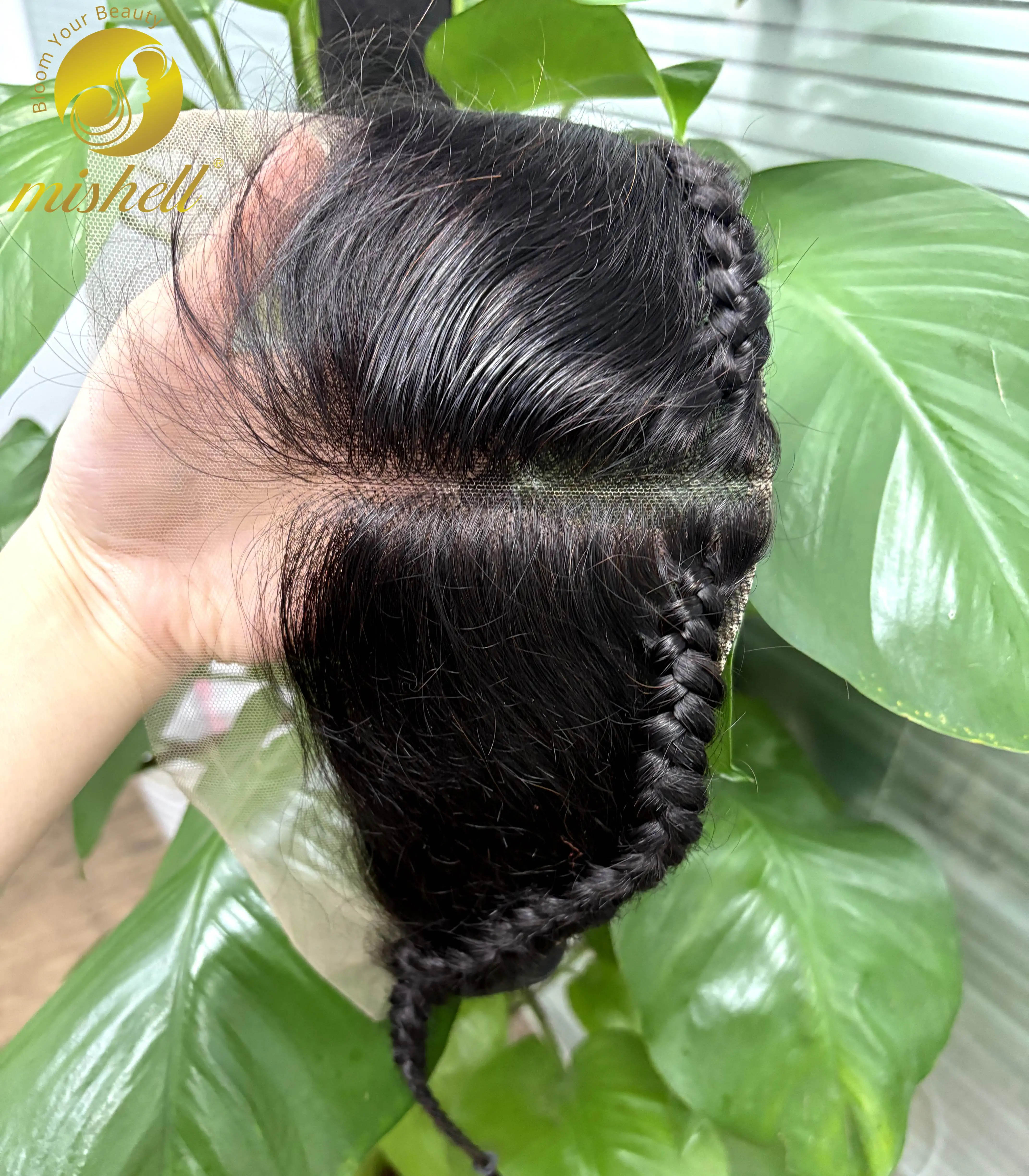10 polegadas 13x4 renda frontal transparente com tranças cabelo remy birmanês natural renda frontal para mulheres meninas